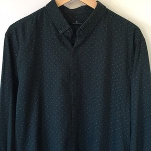 7 Diamonds Evergreen Button down